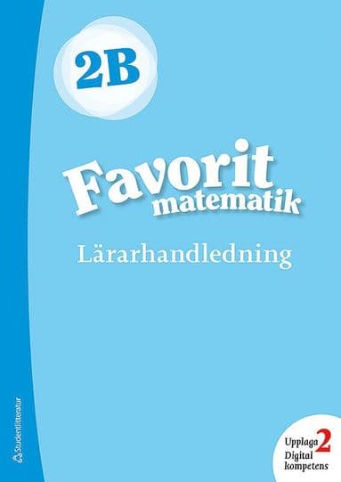 Favorit matematik 2B Lärarpaket - Tryckt bok + Digital lärarlicens 36 mån