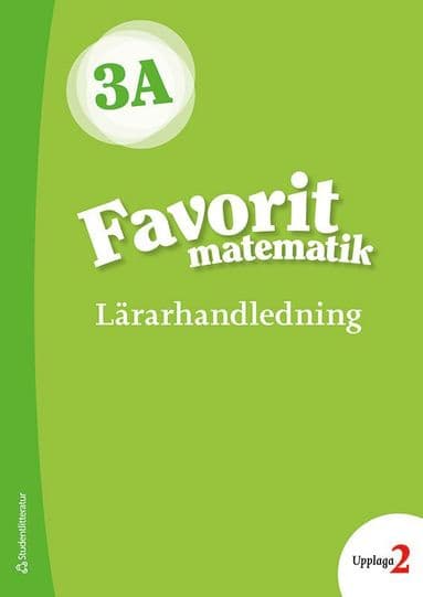 Favorit matematik 3A Lärarpaket - Tryckt bok + Digital lärarlicens 36 mån