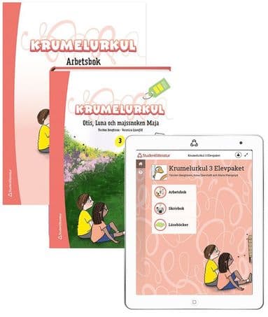Krumelurkul 3 Läsa mera Elevpaket - Tryckt bok + Digital elevlicens 12 mån
