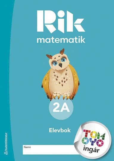 Rik matematik 2A Elevpaket - Tryckt bok + Digital elevlicens 12 mån