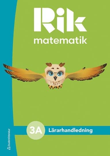 Rik matematik 3A Lärarpaket - Tryckt bok + Digital lärarlicens 36 mån