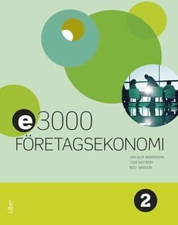Omslag till boken E3000 Företagsekonomi 2 Faktabok av Jan-Olof Andersson