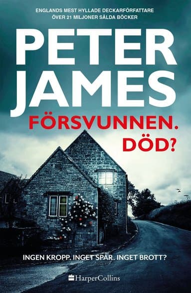 Omslag till boken Försvunnen. Död? av Peter James