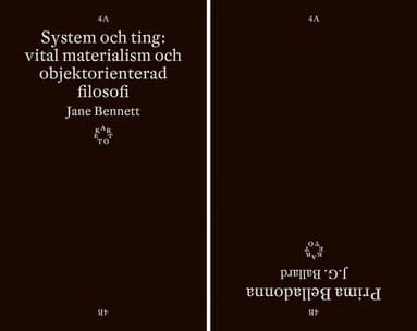 System och ting : vital materialism och objektorienterad filosofi / Prima Belladonna