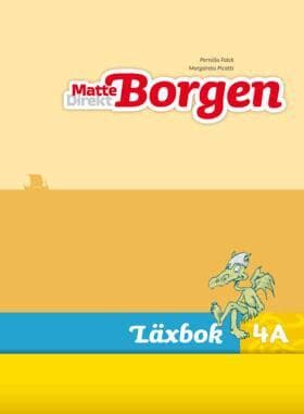 Matte Direkt Borgen Läxbok 4A Ny upplaga
