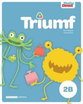 Matte Direkt Triumf 2B Elevbok röd