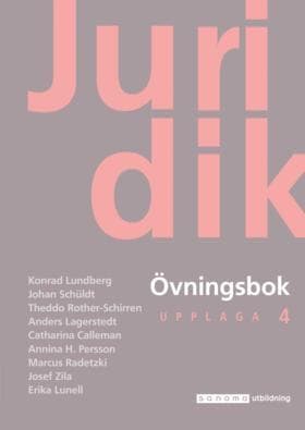 Juridik - Civilrätt, straffrätt, processrätt (Övn.bok) upp.4
