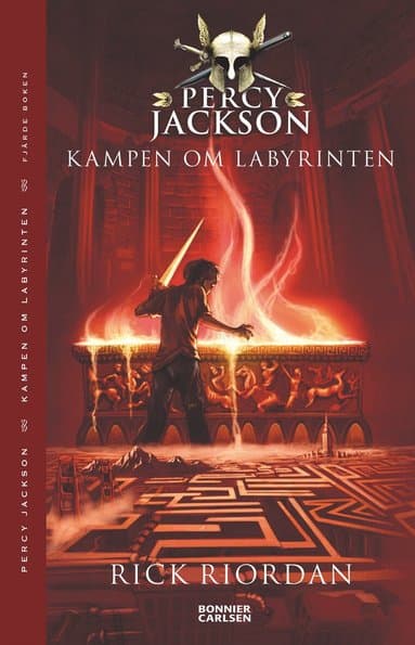 Omslag till boken Kampen om labyrinten av Rick Riordan