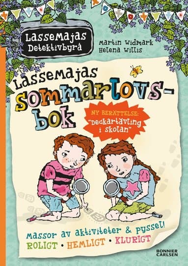 LasseMajas sommarlovsbok. Deckartävling i skolan