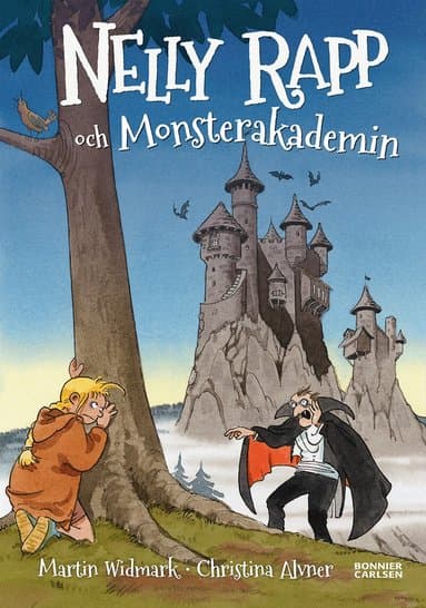 Omslag till boken Nelly Rapp och Monsterakademin av Martin Widmark