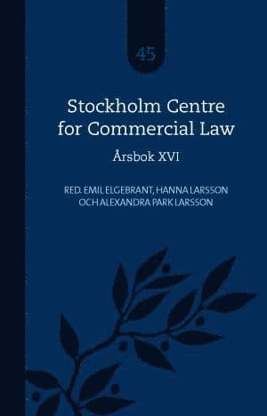 Stockholm Centre for Commercial Law Årsbok XVI
