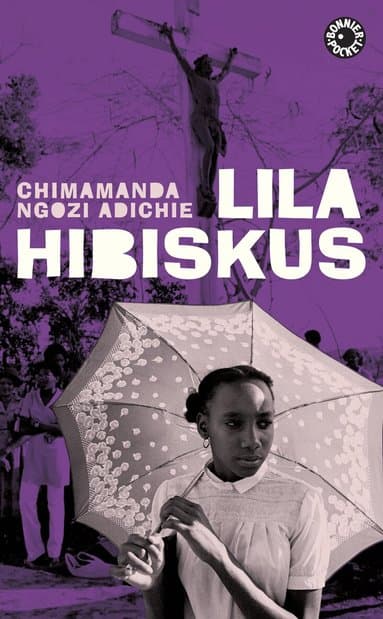Omslag till boken Lila hibiskus av Chimamanda Ngozi Adichie