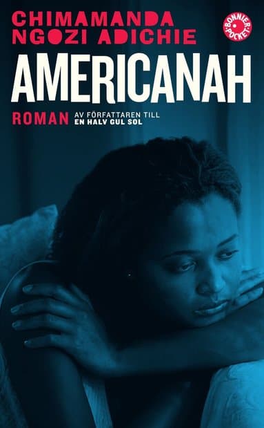 Omslag till boken Americanah av Chimamanda Ngozi Adichie