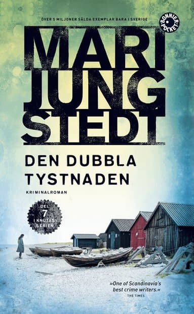 Omslag till boken Den dubbla tystnaden av Mari Jungstedt