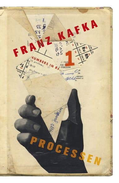 Omslag till boken Processen av Franz Kafka
