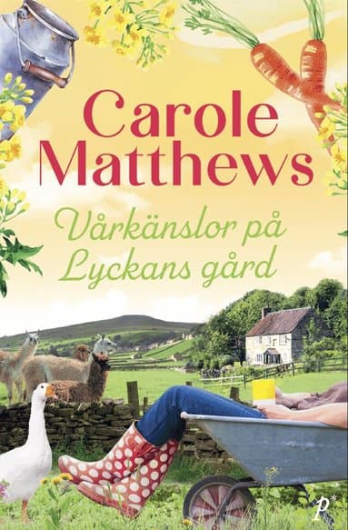 Omslag till boken Vårkänslor på Lyckans Gård av Carole Matthews