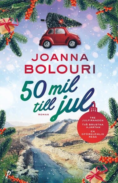 Omslag till boken 50 mil till jul av Joanna Bolouri