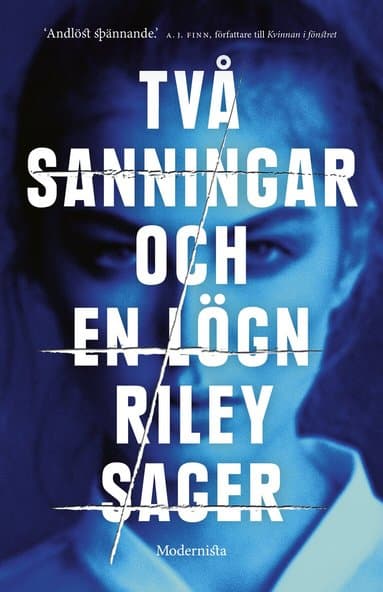 Omslag till boken Två sanningar och en lögn av Riley Sager