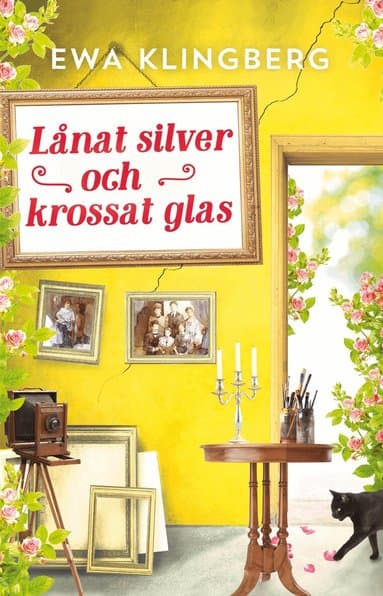 Omslag till boken Lånat silver och krossat glas av Ewa Klingberg