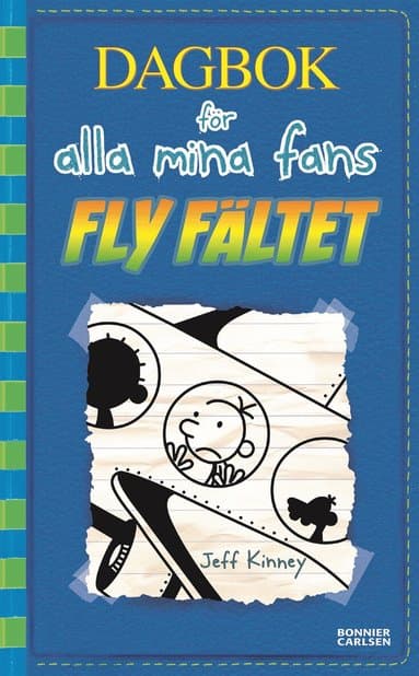 Omslag till boken Fly fältet av Jeff Kinney