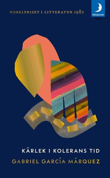 Omslag till boken Kärlek i kolerans tid av Gabriel García Márquez
