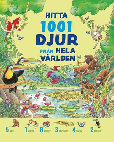 Hitta 1001 djur från hela världen