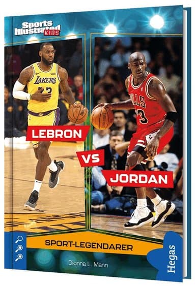 Omslag till boken LeBron vs Jordan av Dionna L. Mann