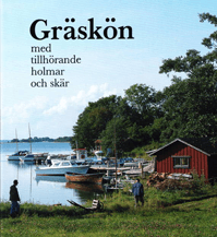 Omslag till boken Gräskön med tillhörande holmar och skär av Raoul Boström