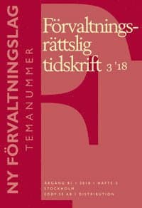 Förvaltningsrättslig tidskrift 3 2018