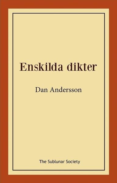 Enskilda dikter