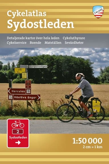Cykelatlas Sydostleden 1:50.000