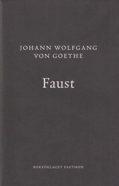 Omslag till boken Faust av Johann Wolfgang von Goethe