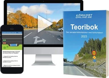 Körkortsboken 2023: Teoribok + övningsprov online