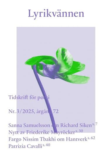 Lyrikvännen 3 (2025)