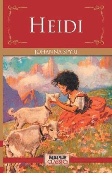 Omslag till boken Heidi av Johanna Spyri