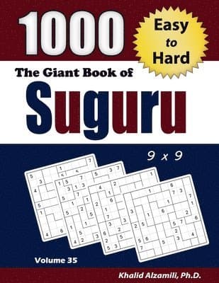Omslag till boken Giant Book of Suguru av Khalid Alzamili