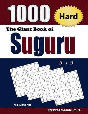 Omslag till boken Giant Book of Suguru av Khalid Alzamili