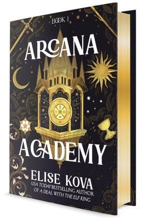 Omslag till boken Arcana Academy av Elise Kova